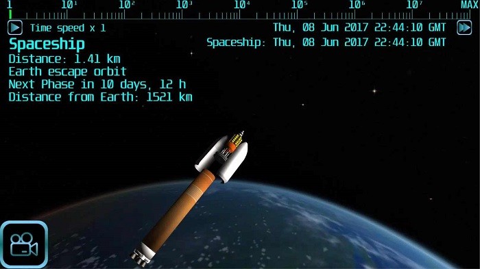 高级太空飞行游戏截图