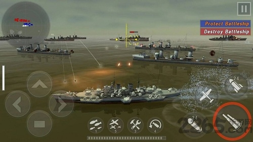 炮艇战3d战舰(warship battle)游戏截图