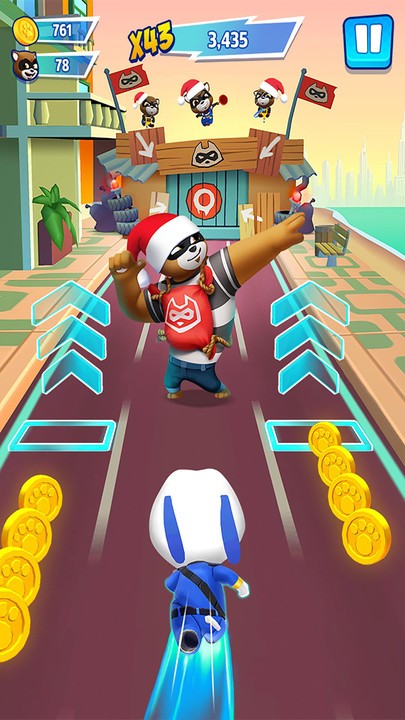 汤姆猫英雄跑酷(Talking Tom Hero Dash)游戏截图