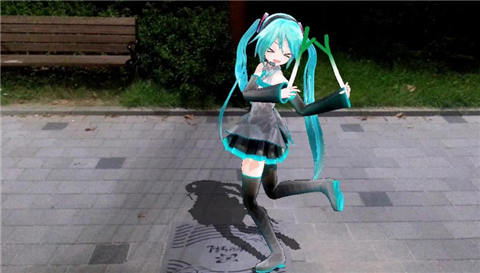 初音音乐会ar汉化游戏截图