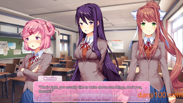 doki doki literary club中文版下载游戏截图