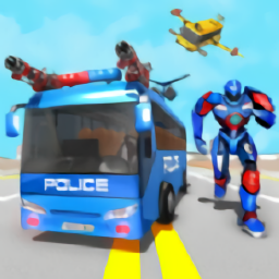 变形警车机器人中文版(Police Bus Robot 2020)下载