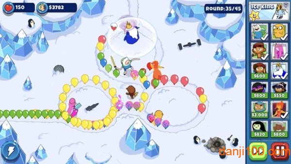 猴子历险记手机版(Bloons Adventuer Time TD)下载游戏截图