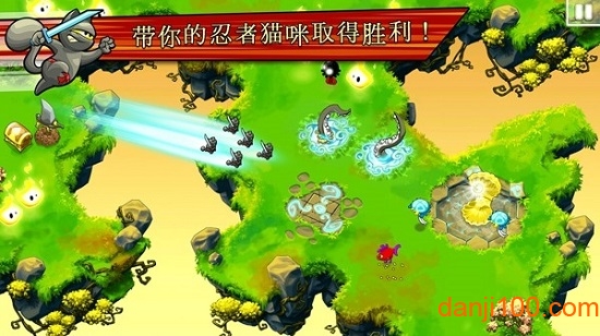 无敌忍者猫手游(ninja hero cats)下载游戏截图